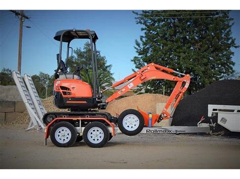 mini excavator trailer length|mini excavator and trailer packages.